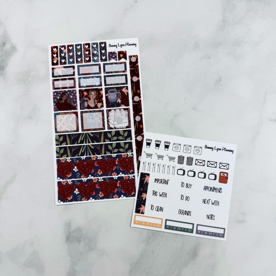 Cozy Fall Home Kit - Hobonichi Weeks - Etsy