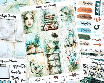 Faded Memories Weekly Sticker Kit/A La Carte