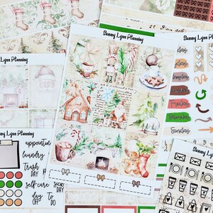Neutral Christmas  Weekly Sticker Kit/A La Carte