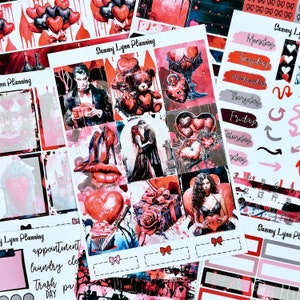 Vampire Valentine Weekly Sticker Kit/A La Carte