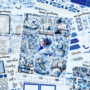 Zestaw naklejek Delft Blue Cottage/A La Carte