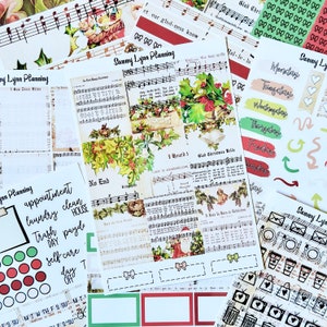Christmas Music Weekly Sticker Kit/A La Carte