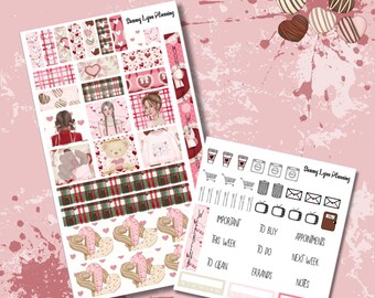 Happy Valentines Day Kit - Hobonichi Weeks