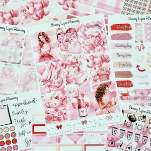 Valentine’s Day Weekly Sticker Kit/A La Carte