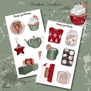 Christmas Countdown Deco Stickers