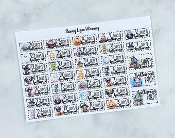Halloween Countdown Stickers