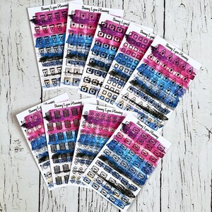 Galaxy Pinselstriche Planer Aufkleber - Kaffeetassen/Notizbücher/TVs/Kartons/Einkaufstaschen/Mahlzeit/Mülleimer/Zahltag/Umschläge