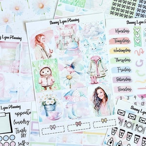 Rainy Days Weekly Sticker Kit/A La Carte