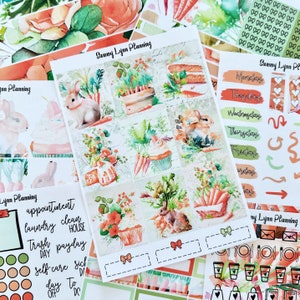 Spring Carrots Weekly Sticker Kit/A La Carte