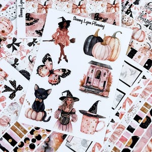 Sorcière mignonne - Kit quotidien Hobonichi Cousin (A5)