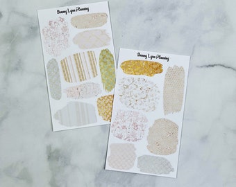 Neutral Thanksgiving Wash Stickers