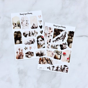Graveyard Journaling Kit - Journal Stickers | Decorative Planner Kit