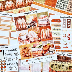Autumn Sweaters Weekly Sticker Kit/A La Carte