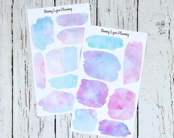 Cotton Candy Wash Stickers