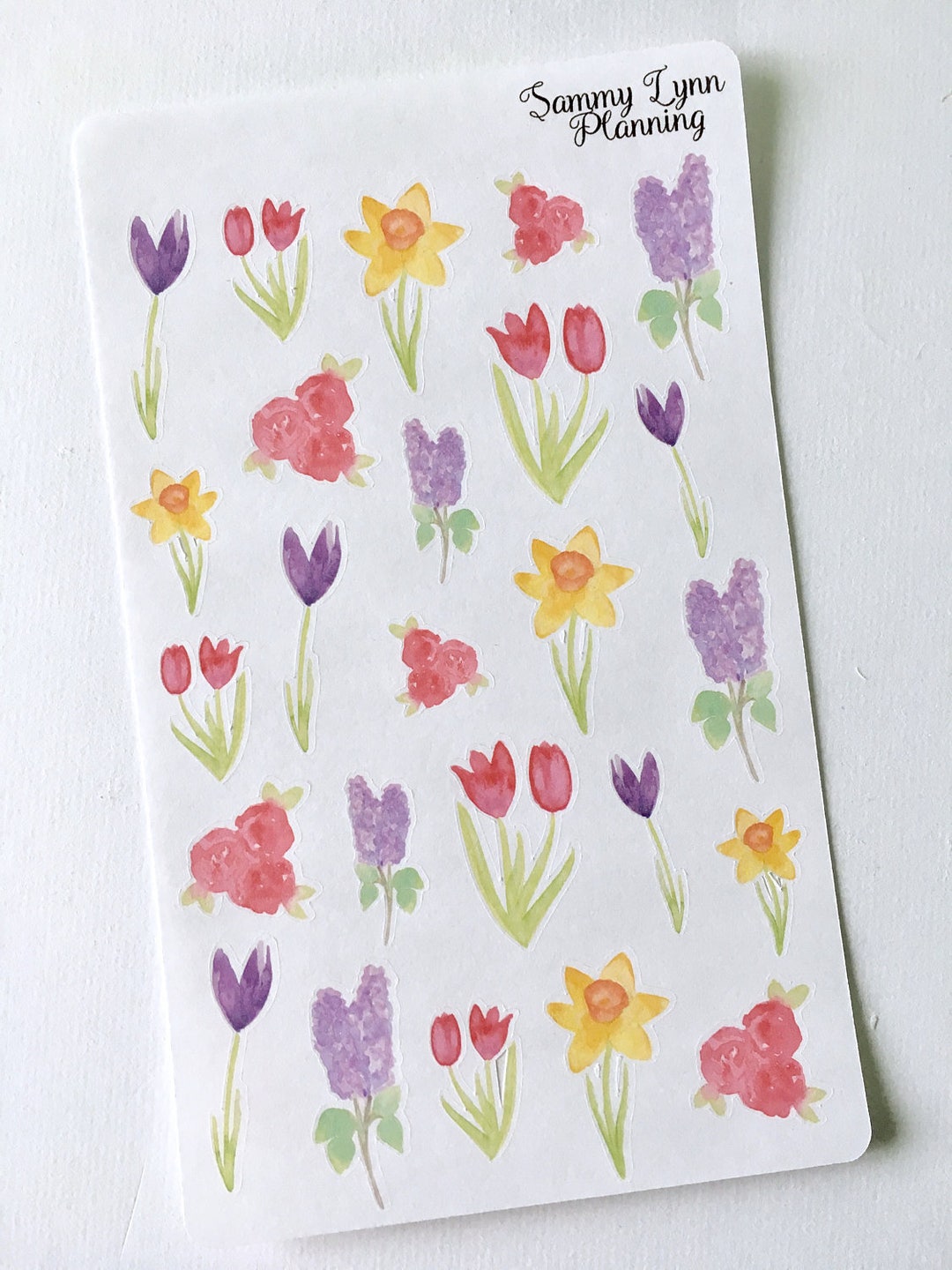 Spring Flower Deco Stickers - Etsy