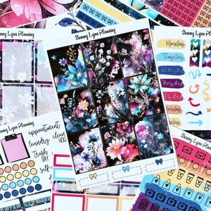 Celestial Flowers Weekly Sticker Kit/A La Carte