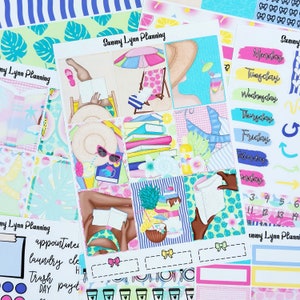Beach Reading Sticker Kit/A La Carte