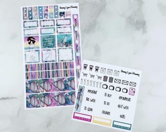 MERMAID BY the SEA Hobonichi Weeks Sticker Kit | Fantasy Dragon Egg Eye ...