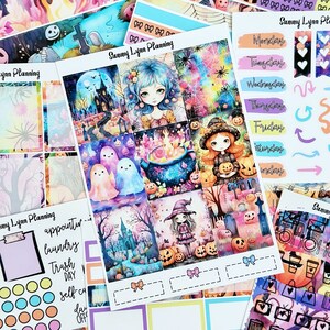 Whimsical Halloween Weekly Sticker Kit/A La Carte