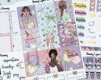 Ice Cream Summer Sticker Kit/A La Carte