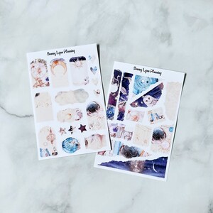 Celestial Journaling Kit - Diario Adesivi / Kit Planner Decorativo