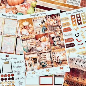 Autumn Shopping Weekly Sticker Kit/A La Carte