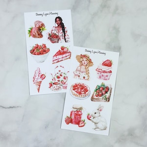Strawberry Garden Deco Stickers