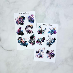 Celestial Flowers Deco Stickers