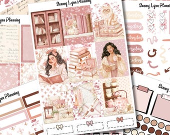 Books and Tea Sticker Kit/A La Carte