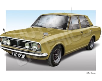 SB-82) Vanguards VA07308 Ford Cortina Mk I London Radio