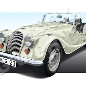 Morgan A3 personalised print