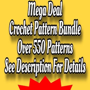 Megapaquete con más de 550 patrones de crochet (descarga en PDF) - Bag-O-Day Crochet