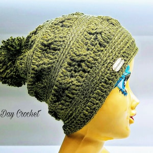 How to Crochet The Joshua Tree Slouchy Beanie Hat Pattern 461 DIGITAL DOWNLOAD ONLY