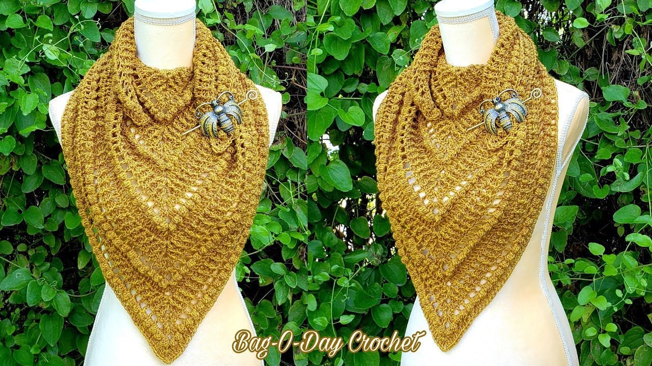 Crochet Shawl Cowl Pattern Taste of Honey Bag O Day Crochet DIGITAL DOWNLOAD ONLY Etsy Australia