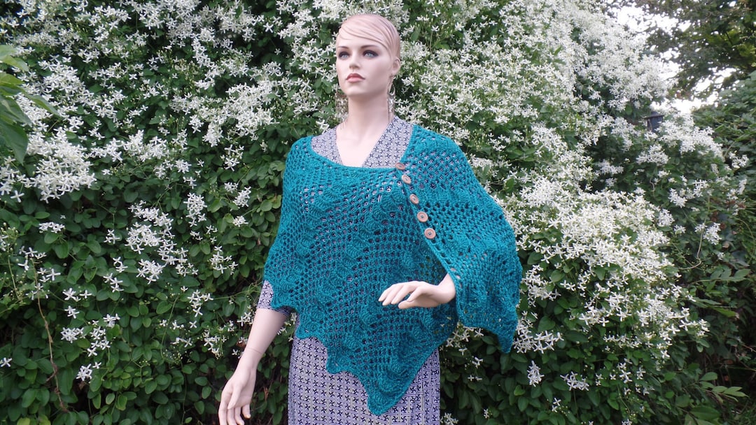 Crochet Easy Shawl Lacy Wrap Pattern DIGITAL DOWNLOAD ONLY - Etsy