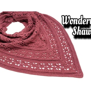 Wonderwall Crochet Shawl Pattern - Bagoday Crochet (Digital Download)