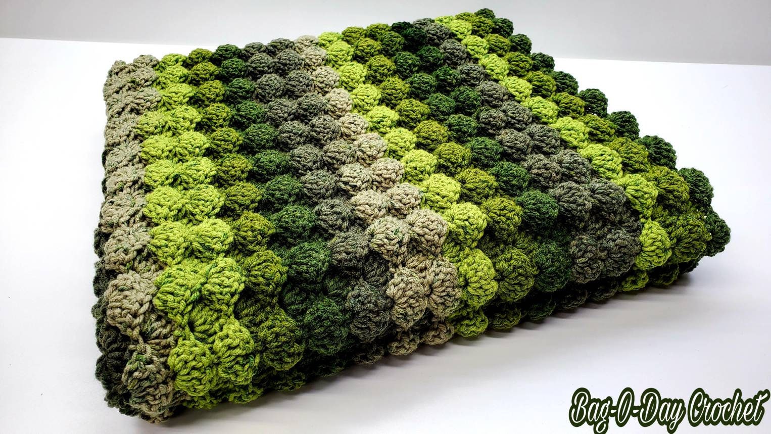 Easy Crochet Baby Blanket for Beginners Puffed Shells Bag O Day Crochet Pattern 664 DIGITAL DOWNLOAD ONLY Etsy