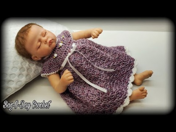 Easy Crochet Baby Dress Pattern Bagoday Crochet DIGITAL DOWNLOAD ONLY Etsy