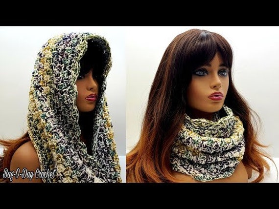 Crochet Cowl Scarf Arabellas Jewels Bag O Day Crochet Pattern
