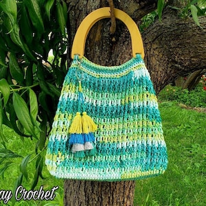 Crochet Bag Pattern Bag o Day Crochet Pattern DIGITAL DOWNLOAD ONLY