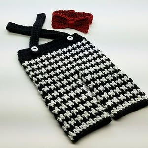 Crochet LiL Britches Newborn Baby Houndstooth Pants DIGITAL DONWLOAD ONLY