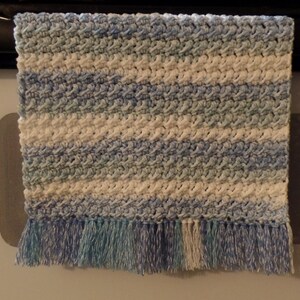 Crochet Moss Stitch Dish Towel Hand Towel Pattern 16&quot; x 10&quot; DIGITAL DOWNLOAD ONLY
