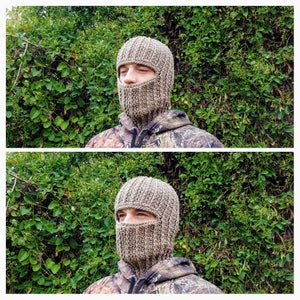 Crochet Unisex Crochet Ski Mask Crochet Beanie Crochet Hat Pattern 427 DIGITAL DOWNLOAD ONLY