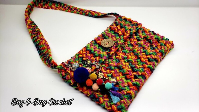 Crochet Bag Pattern Cross Body Jellybean Bag Bag O Day | Etsy