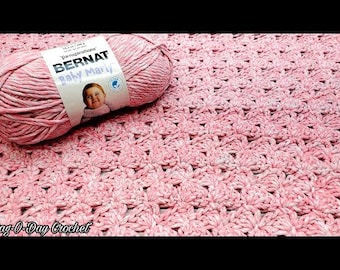 Easy Crochet Baby Blanket Pattern 679 Bag O Day Crochet DIGITAL DOWNLOAD ONLY