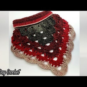 Crochet Bandana Cowl Scarf Piece of Cake Bagoday Crochet Pattern DIGITAL DOWNLOAD ONLY