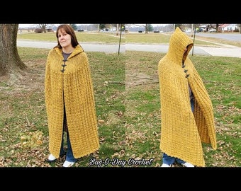 Crochet Cape Cloak Pattern 652 Spread Your Wings Bag O Day Crochet DIGITAL DOWNLOAD ONLY