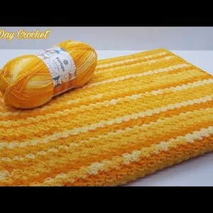 Easy to Crochet Baby Blanket Dandelion Dreams Bagoday Crochet Pattern DIGITAL DOWNLOAD ONLY