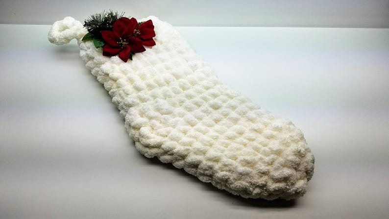 Crochet Jolly Jumbo Christmas Stocking Crochet Pattern DIGITAL DOWNLOAD ONLY image 1