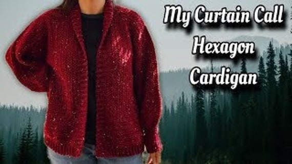 Bag-O-Day Crochet Patterns for Shawls, Blankets and Hats 22 Crochet Hexagon Cardigan Pattern Only